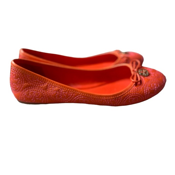 Tory Burch Clines Ballet leather Flat size 8 - Picture 3 of 4